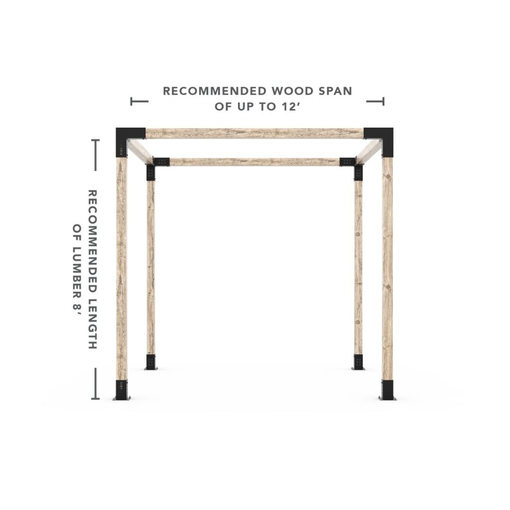 Any Size Pergola Kit for 4x4 Wood Posts