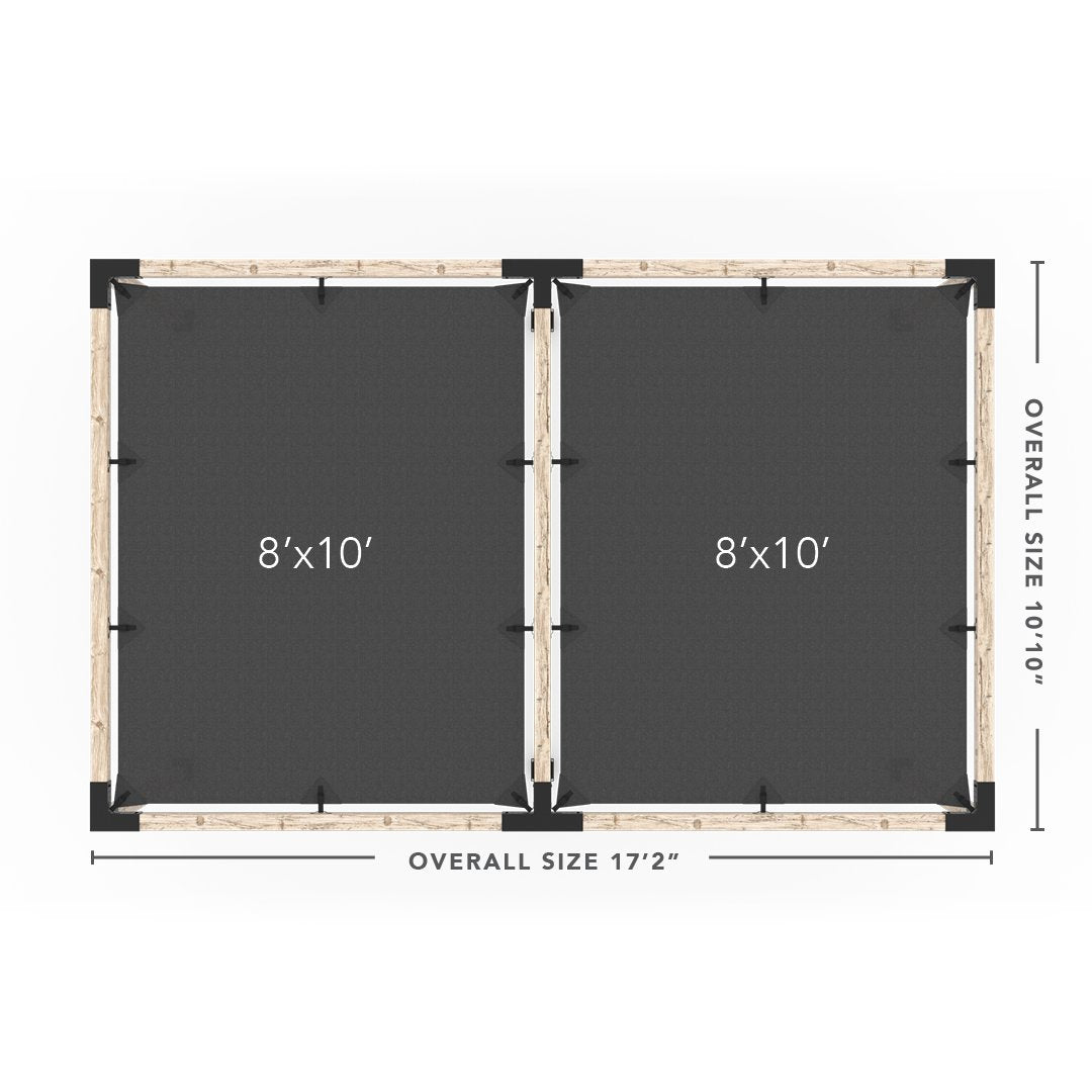 Toja Grid Double Pergola _10x16_graphite _10x16_crimson _10x16_denim _10x16_white