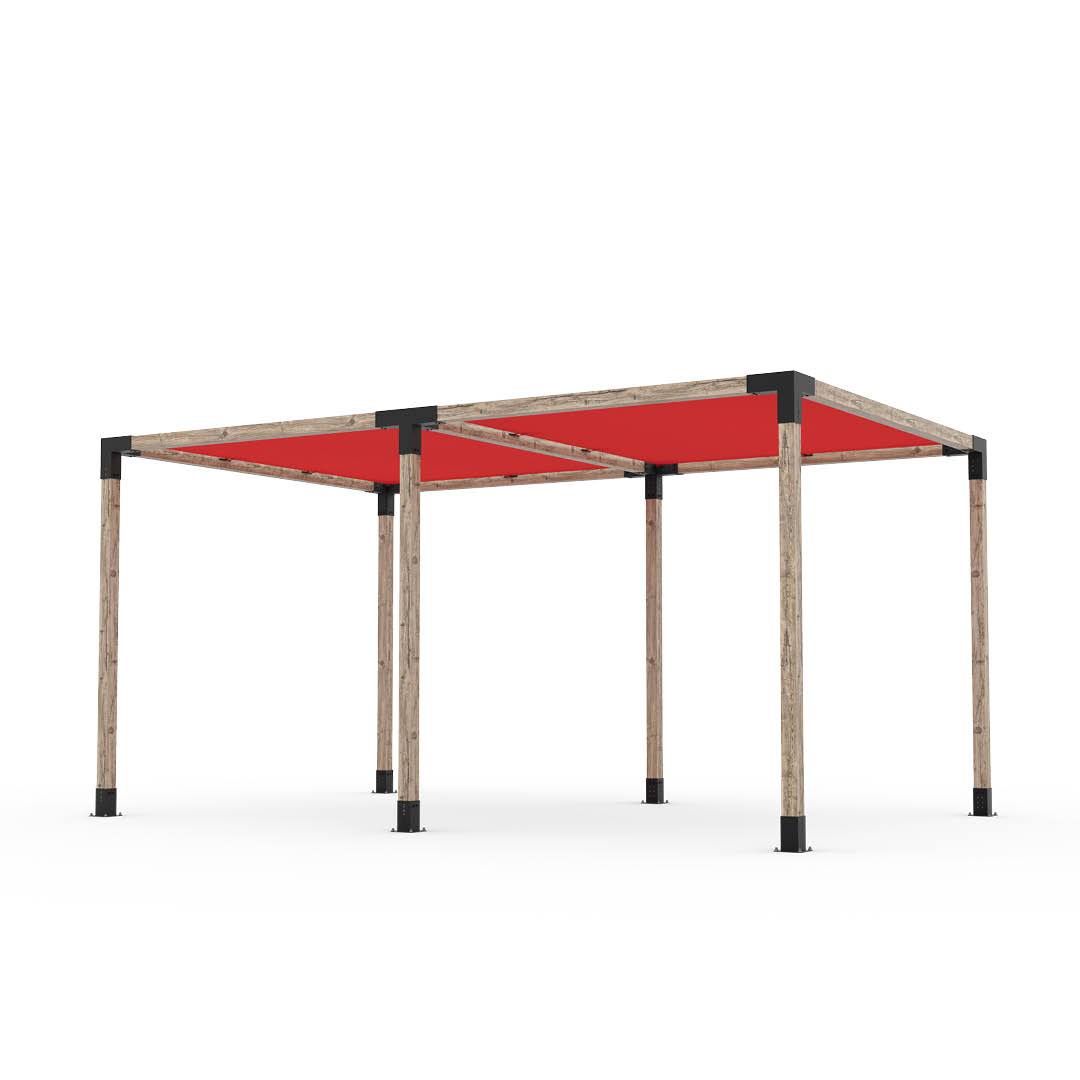 Toja Grid Double Pergola _10x16_crimson