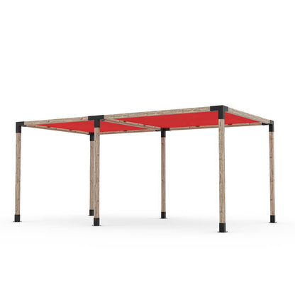 Toja Grid Double Pergola _10x18_crimson