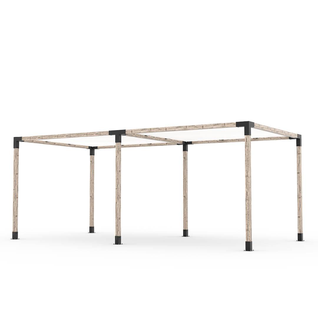Toja Grid Double Pergola _10x20_white