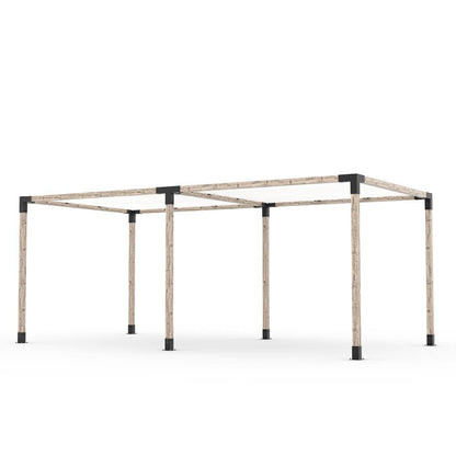 Toja Grid Double Pergola _10x20_white