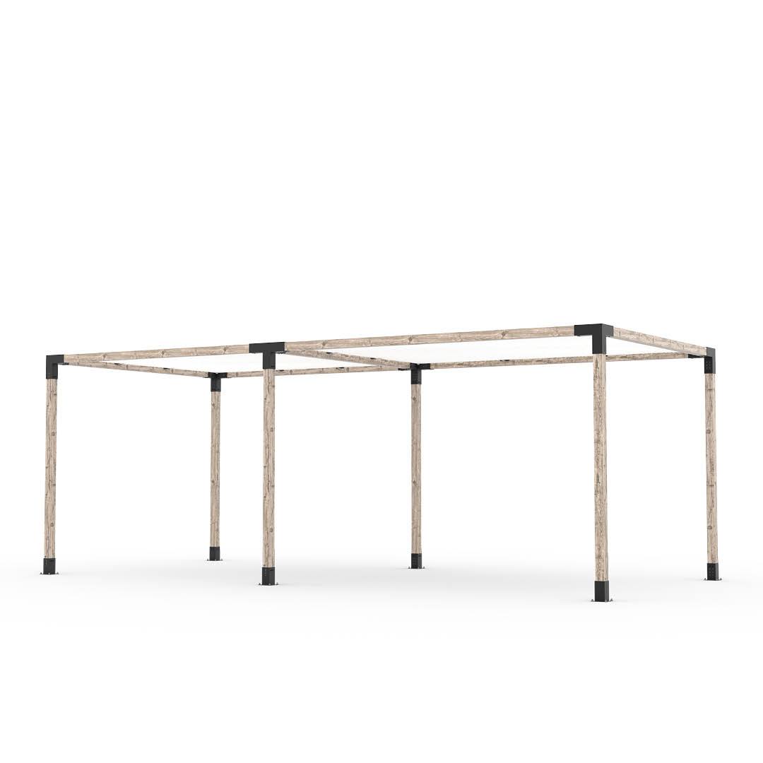 Toja Grid Double Pergola _10x22_white