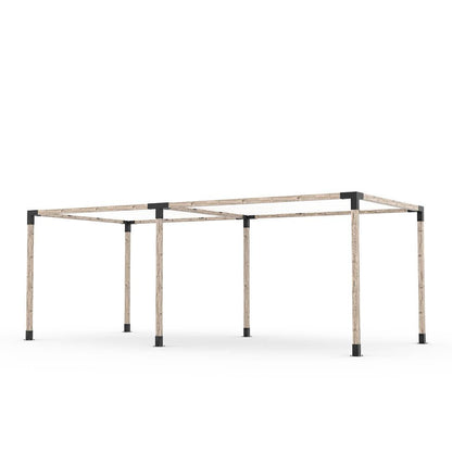 Toja Grid Double Pergola _10x22_white