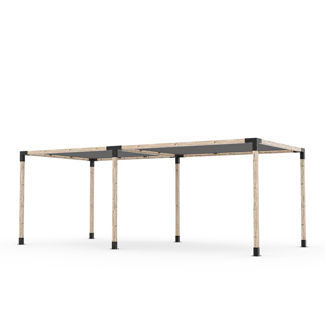 Toja Grid Double Pergola _10x22_graphite