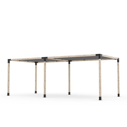 Toja Grid Double Pergola _10x22_graphite