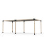 Toja Grid Double Pergola _10x22_graphite