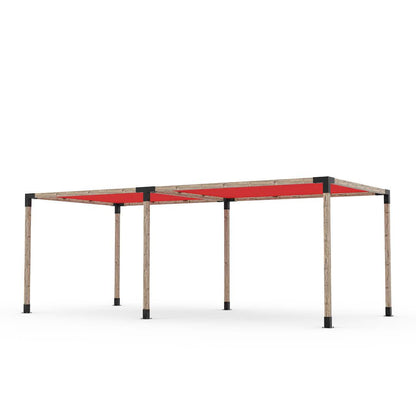 Toja Grid Double Pergola _10x22_crimson