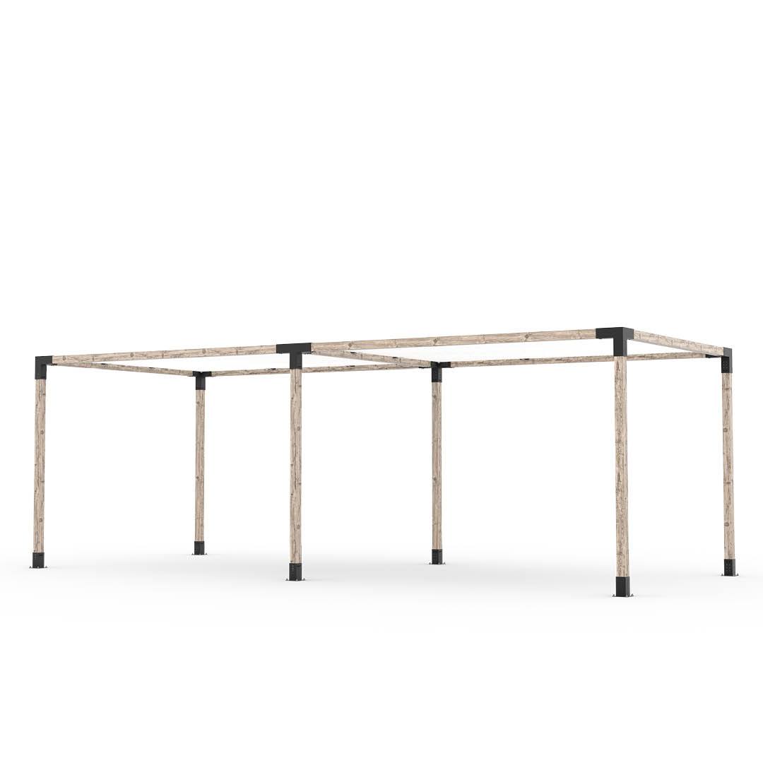 Toja Grid Double Pergola _10x24_white