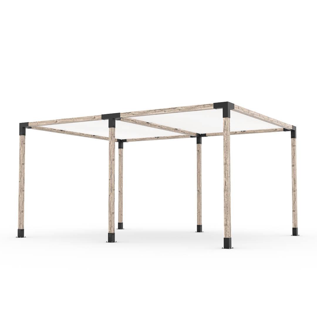 Toja Grid Double Pergola _12x16_white