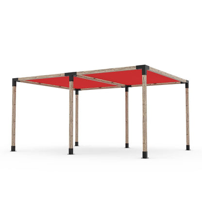 Toja Grid Double Pergola _12x16_crimson