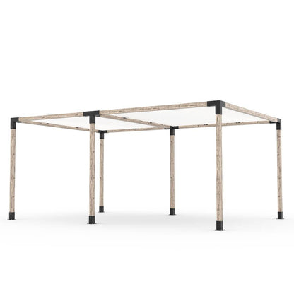 Toja Grid Double Pergola _12x18_white