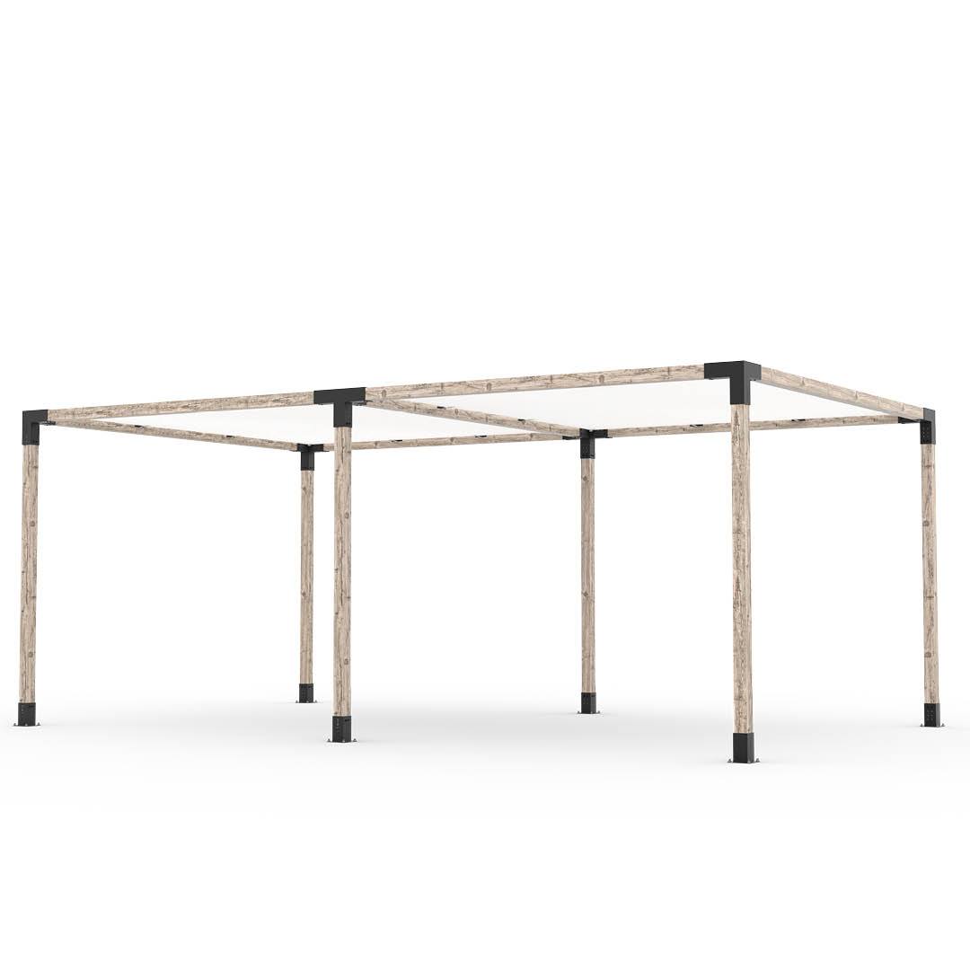 Toja Grid Double Pergola _12x20_white