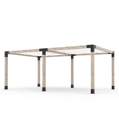 Toja Grid Double Pergola _12x20_white