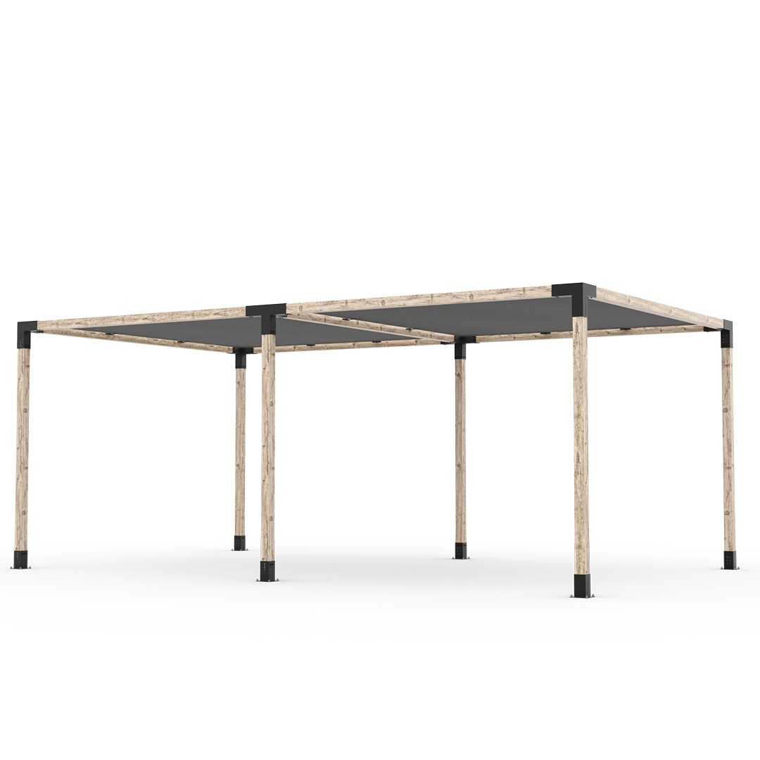 Toja Grid Double Pergola _12x20_graphite