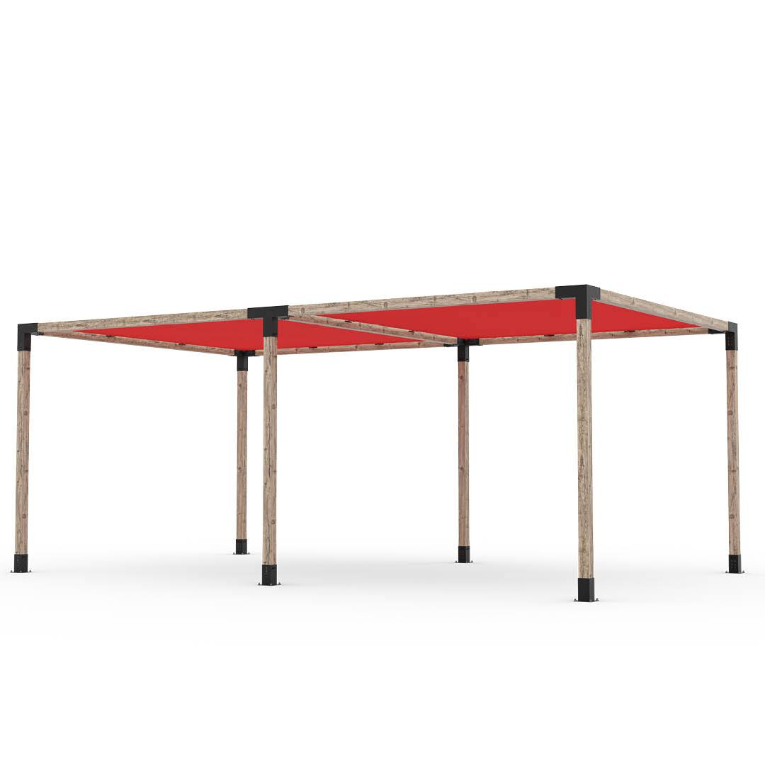 Toja Grid Double Pergola _12x20_crimson