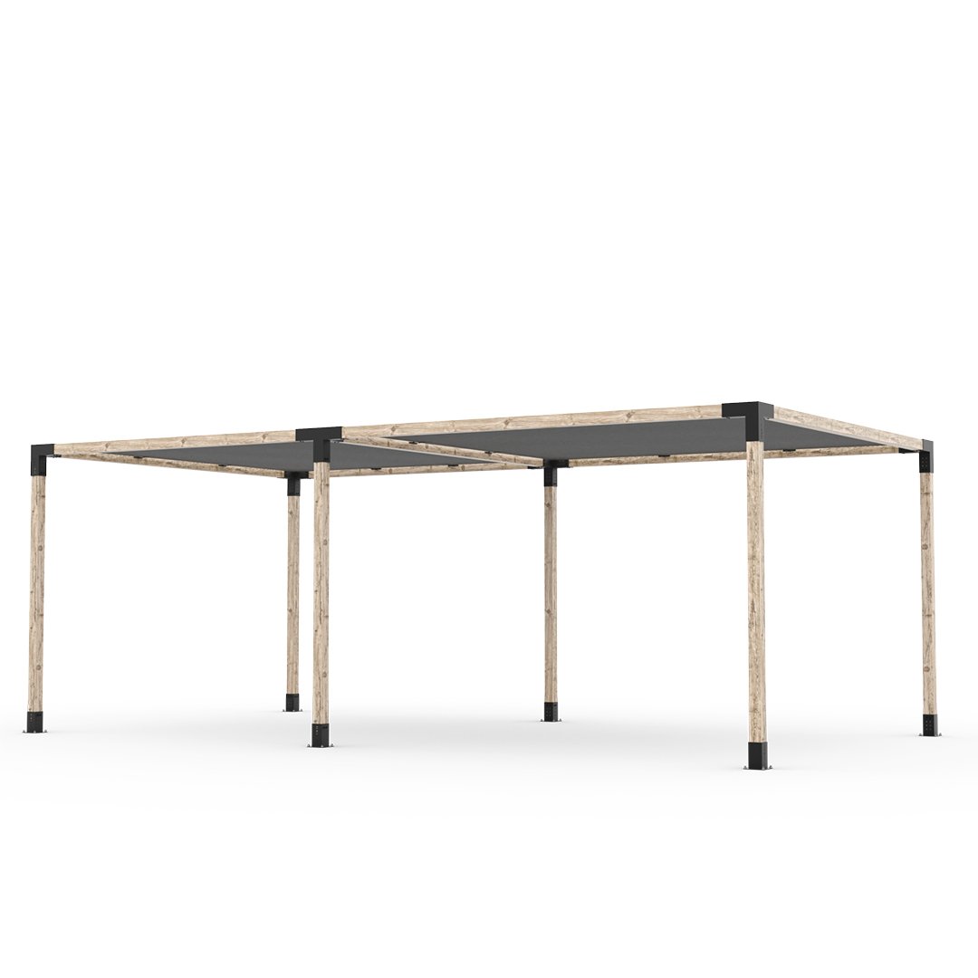 Toja Grid Double Pergola _12x22_graphite
