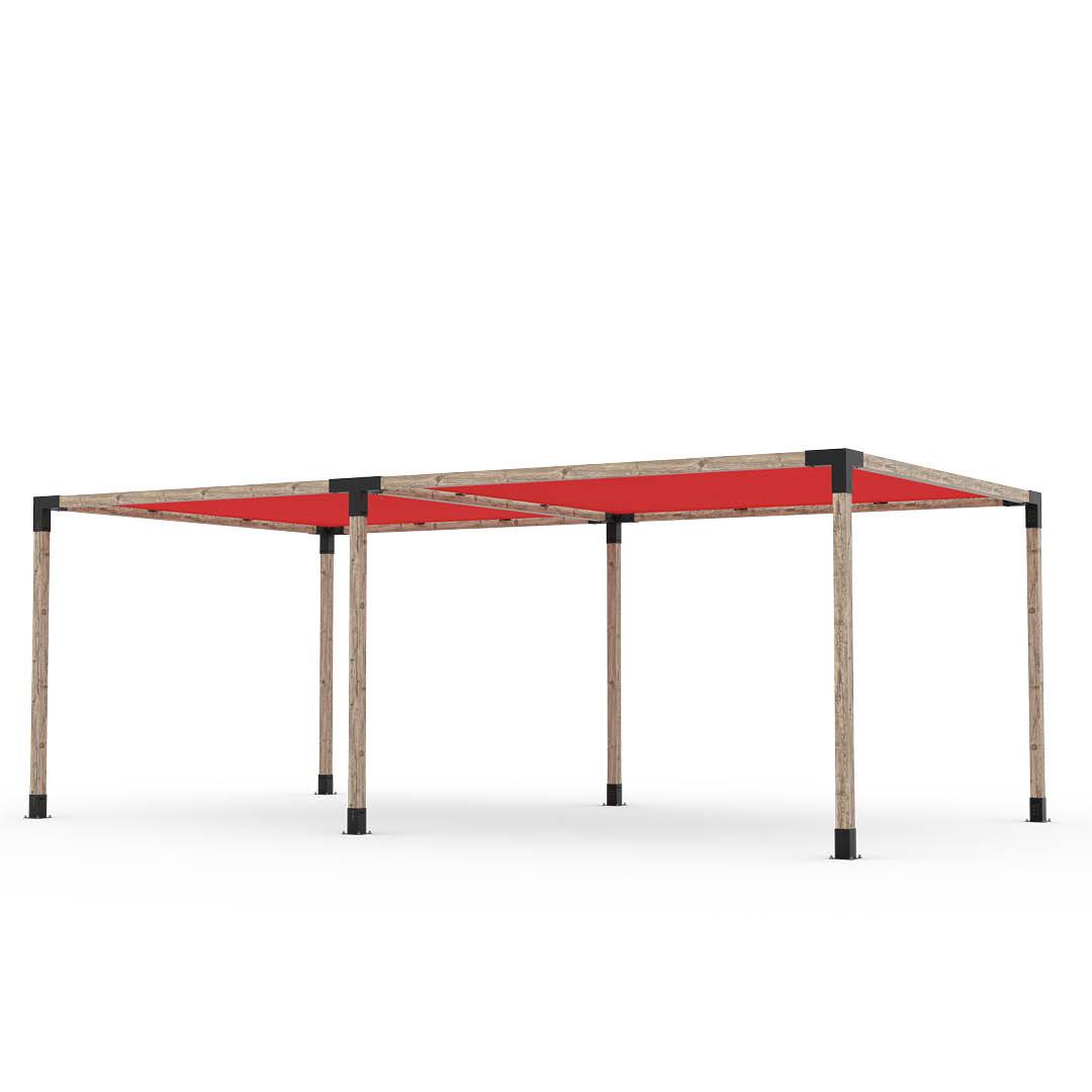 Toja Grid Double Pergola _12x22_crimson
