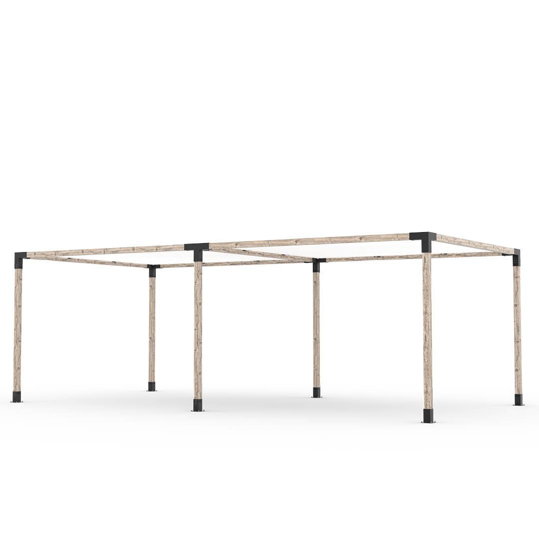 Toja Grid Double Pergola _12x24_white