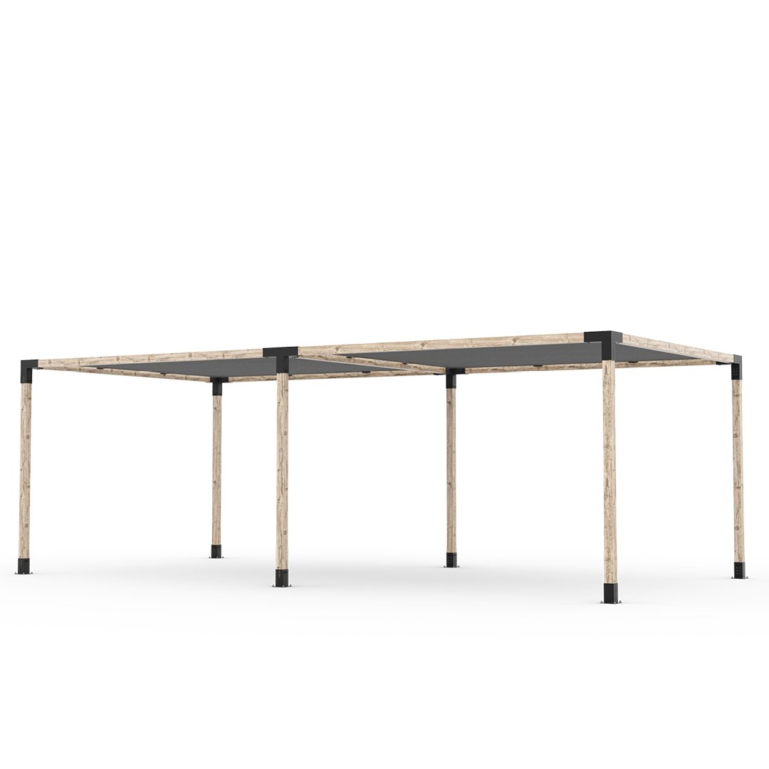 Toja Grid Double Pergola _12x24_graphite