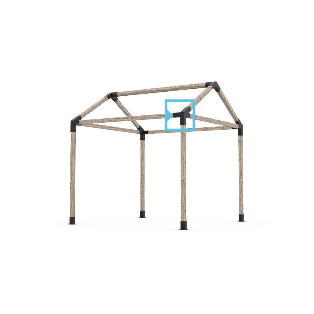 TRIO 30 Left & Right for 4x4 Wood Posts | 2 Pack
