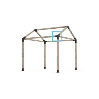 TRIO 30 Left & Right for 4x4 Wood Posts | 2 Pack