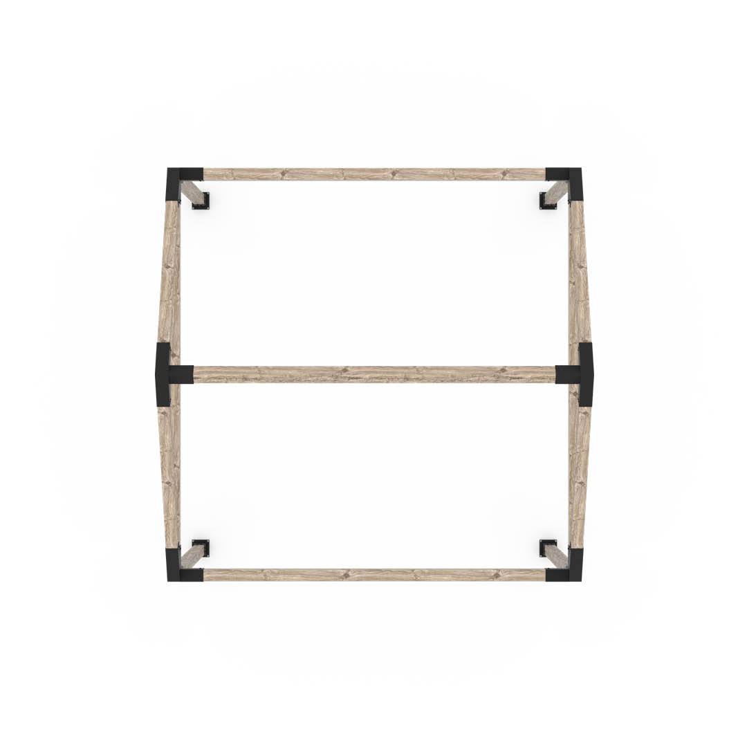GRID 30 Single Pergola Kit for 4x4 Wood Posts