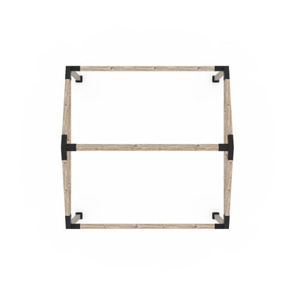 GRID 30 Single Pergola Kit for 4x4 Wood Posts