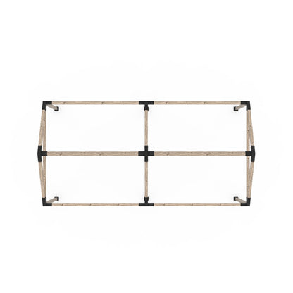 GRID 30 Double Pergola Kit for 4x4 Wood Posts
