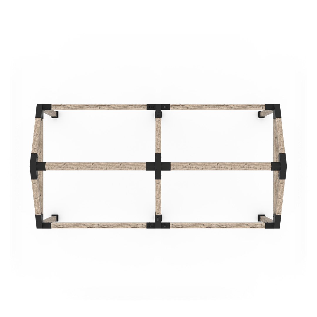 GRID 30 Double Pergola Kit for 6x6 Wood Posts