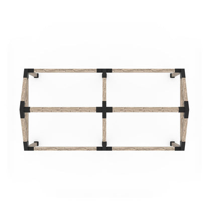 GRID 30 Double Pergola Kit for 6x6 Wood Posts