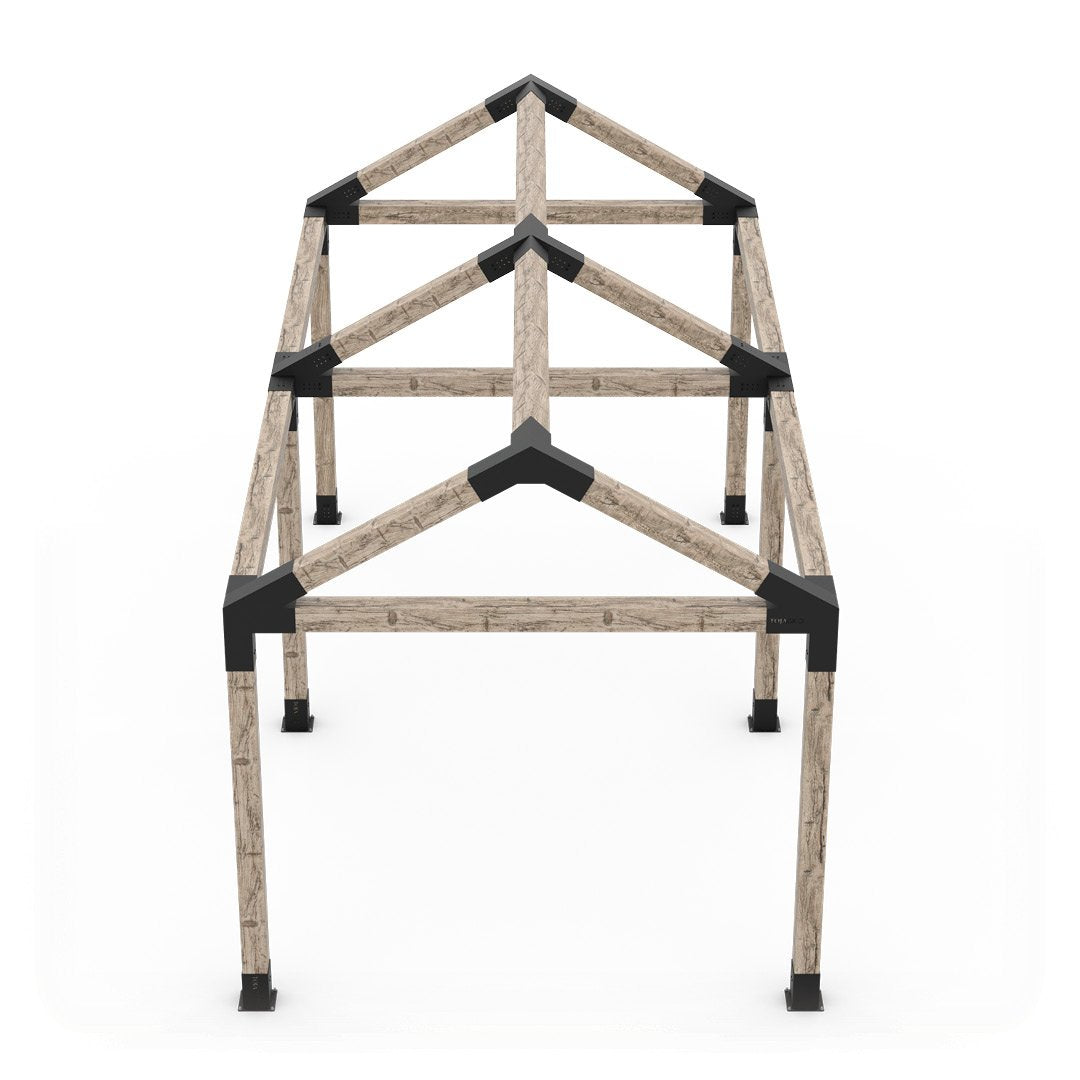 GRID 30 Double Pergola Kit for 6x6 Wood Posts