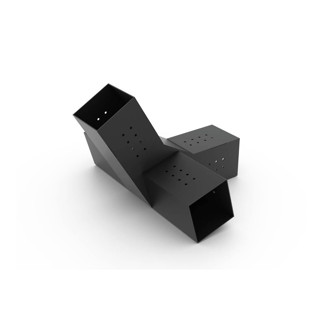 PEAK QUAD 30 for 6x6 Wood Posts | 1 Pack