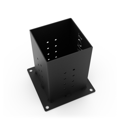 SOLO-3 Pergola Post Base and Wall Mount Bracket for 6x6 Wood Posts | 1 Pack