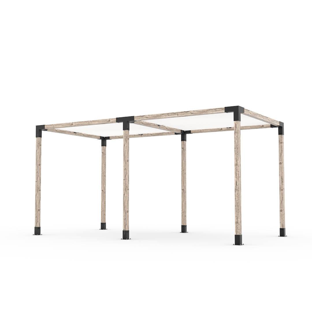 Toja Grid Double Pergola _8x16_white
