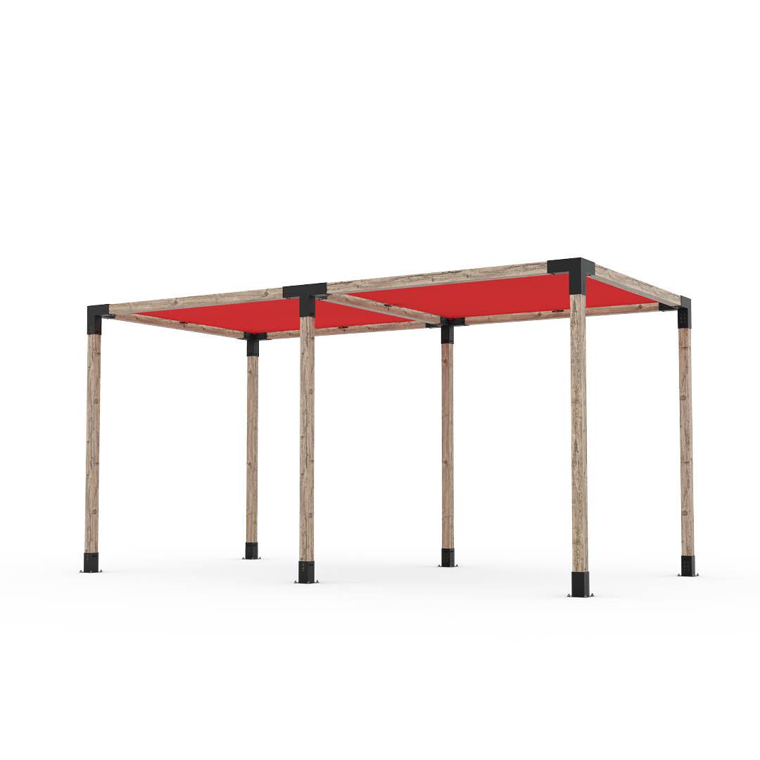 Toja Grid Double Pergola _8x16_crimson