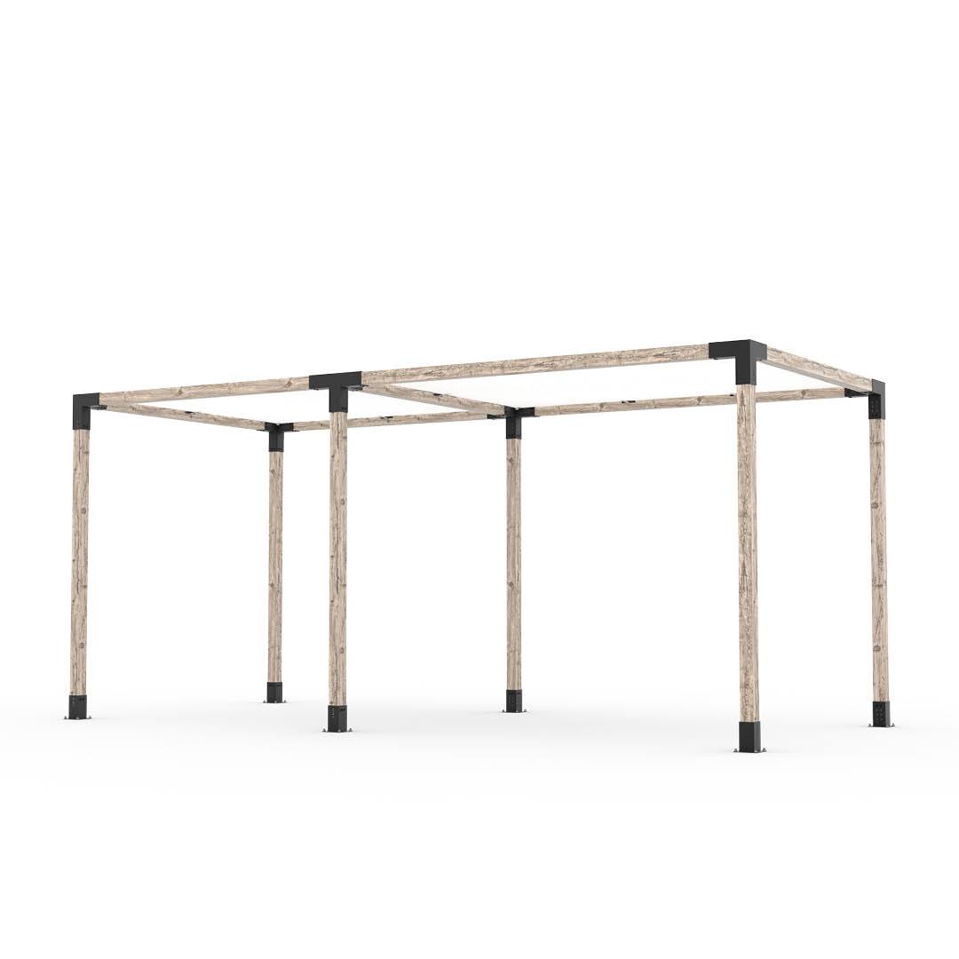 Toja Grid Double Pergola _8x18_white