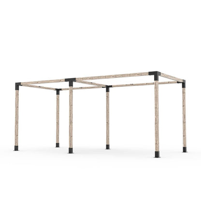Toja Grid Double Pergola _8x18_white