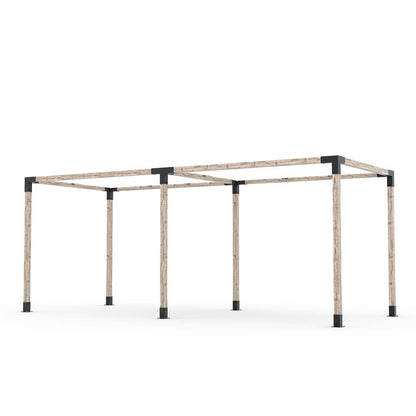 Toja Grid Double Pergola _8x20_white
