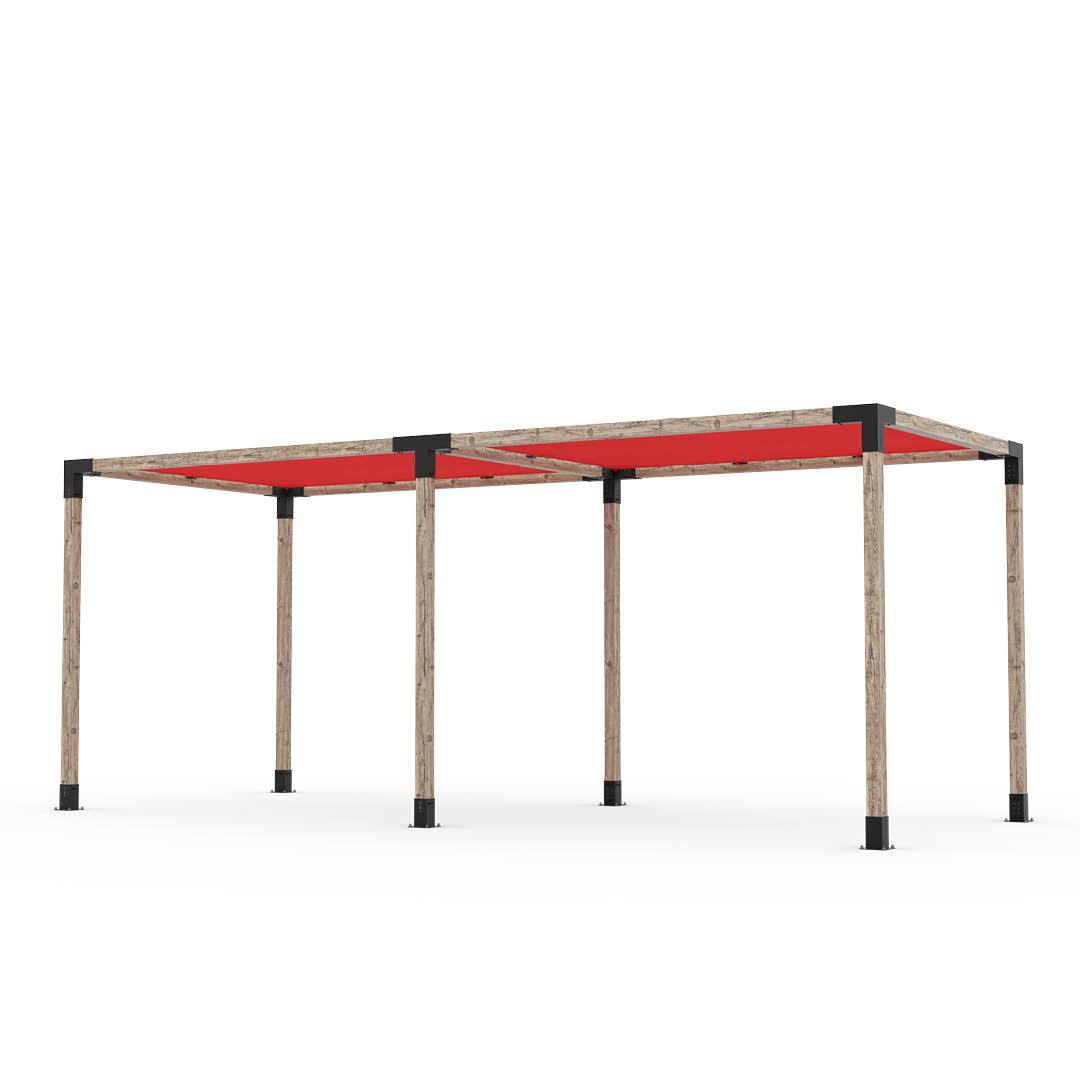 Toja Grid Double Pergola _8x20_crimson