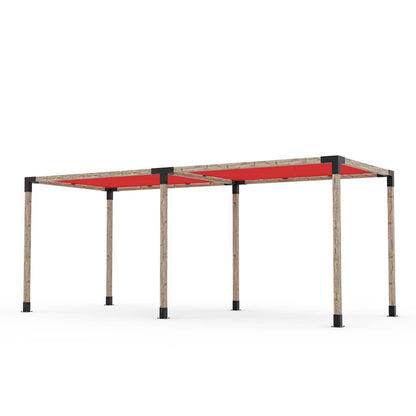 Toja Grid Double Pergola _8x20_crimson