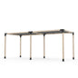 Toja Grid Double Pergola _8x20_graphite
