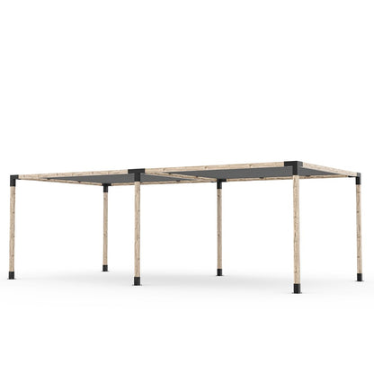 Toja Grid Double Pergola _8x24_graphite