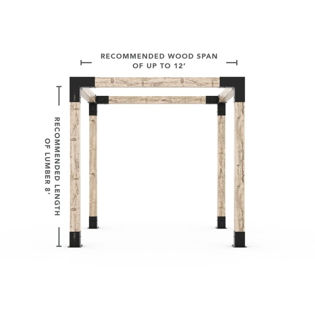 Any Size Pergola Kit for 6x6 Wood Posts