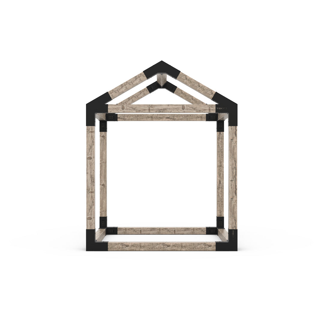GRID 30 Single Pergola Kit with Base for 6x6 Wood Posts