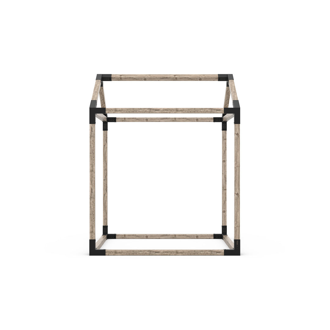 GRID 30 Single Pergola Kit with Base for 4x4 Wood Posts