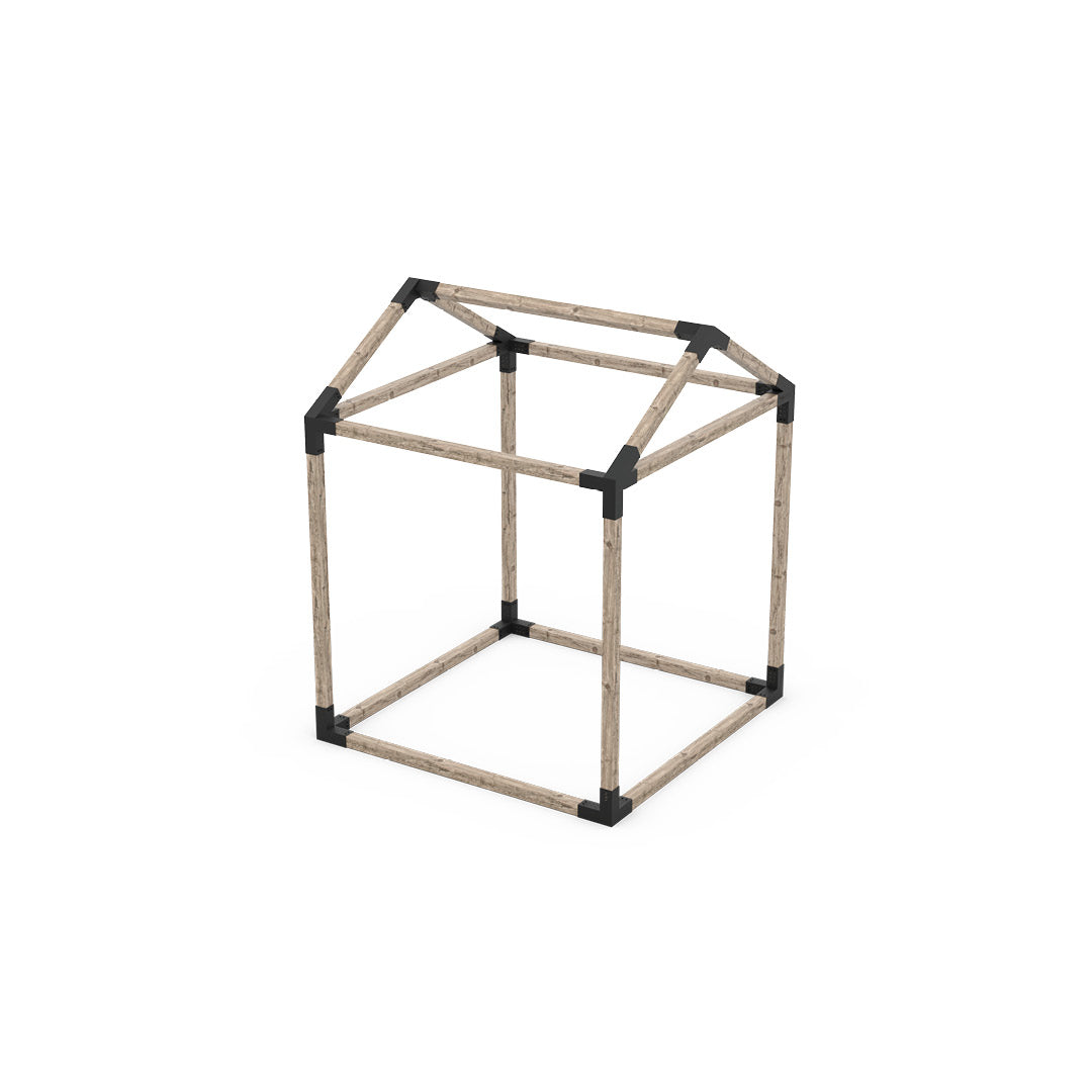 GRID 30 Single Pergola Kit with Base for 4x4 Wood Posts