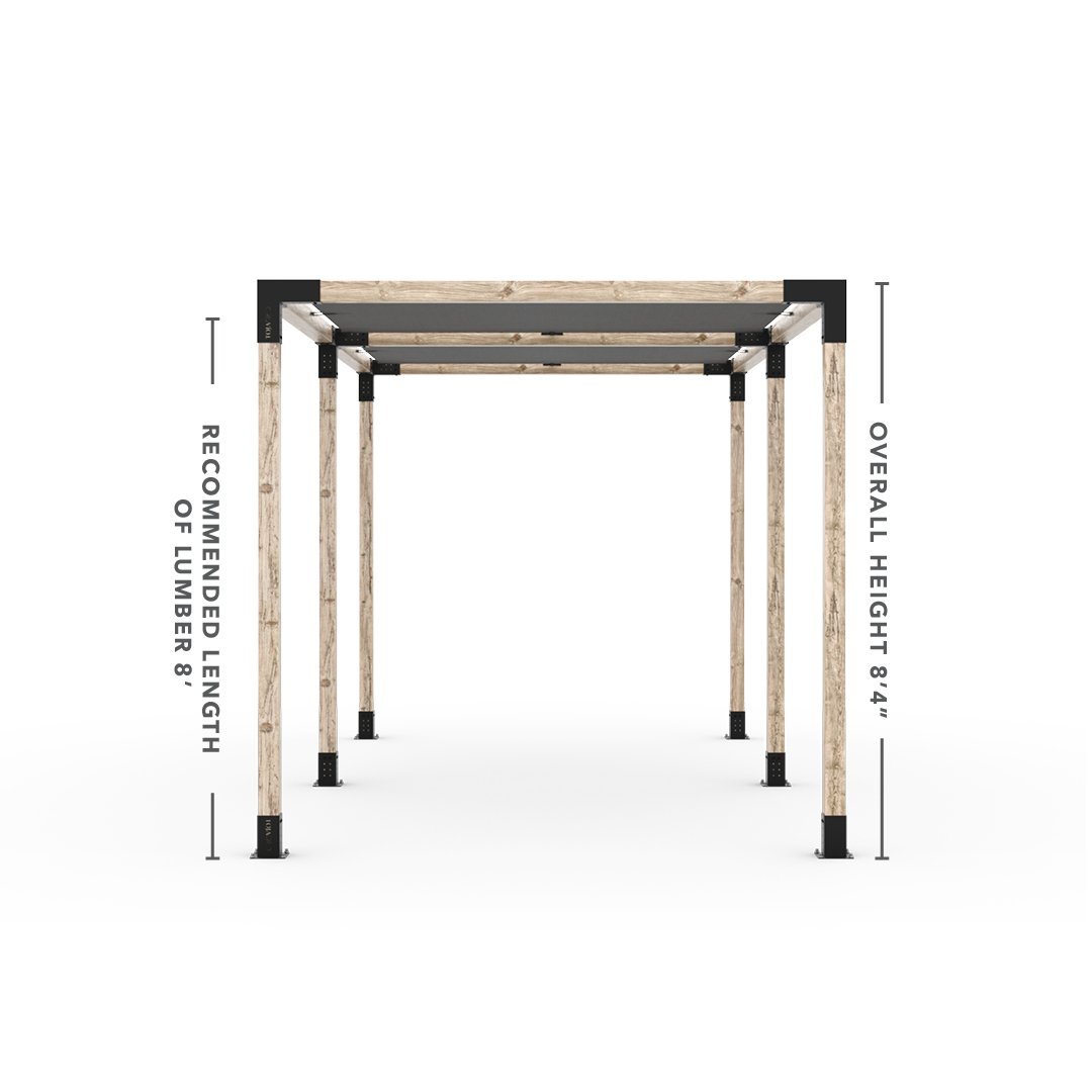 Toja Grid Double Pergola _8x22_graphite _8x22_crimson _8x22_denim _8x22_white