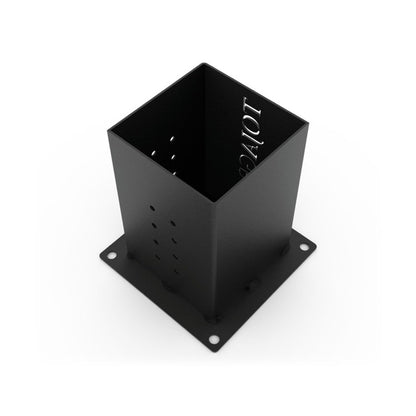 Solo Pergola Post Base And Wall Mount Bracket For 6X6 Wood Posts | 4 Pack Metal Part